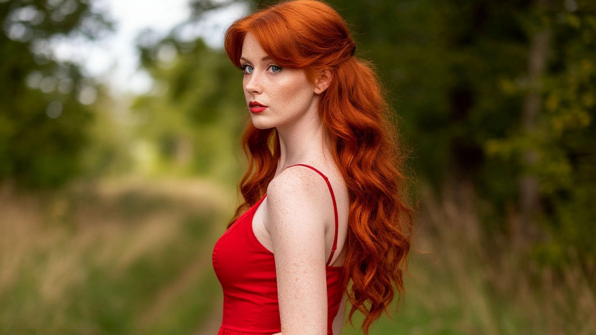 Рыжая бесстыжая девушка