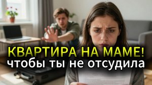 Квартира на маме, чтобы ты не отсудила! Слушать рассказ про родственников | Семейные драмы