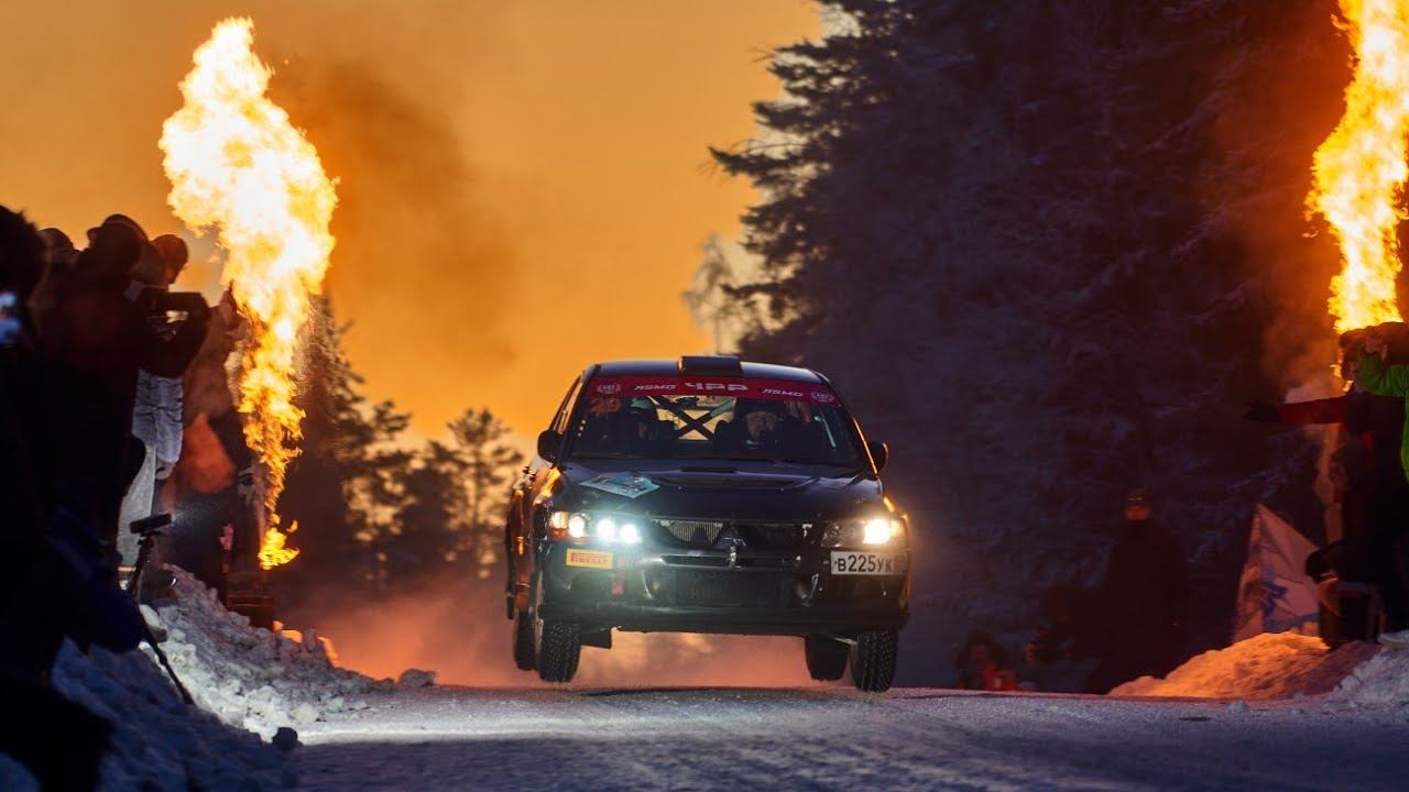 Ралли "Карелия 2024". СУ-2 "Аккахарью". Фабрикантов И. - Пюннонен С. Mitsubishi Lancer Evo - VIII.