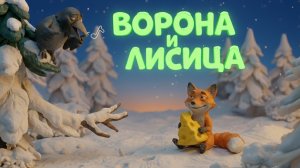 Басня "Ворона и Лисица". Иван Андреевич Крылов