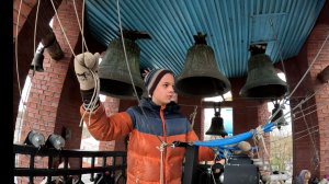 Колокольный звон, Андрей Корнейчук. Колокольня храма Александра Невского (Псков), 9.01.2025