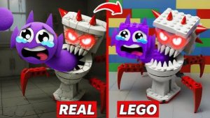 ЛЕГО Спрунки против Скибиди-туалета. Битва конструкторов