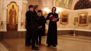 Хор Троице-Сергиевой Лавры на Божественной литургии 29.01.2026 в Храме Христа Спасителя - 3