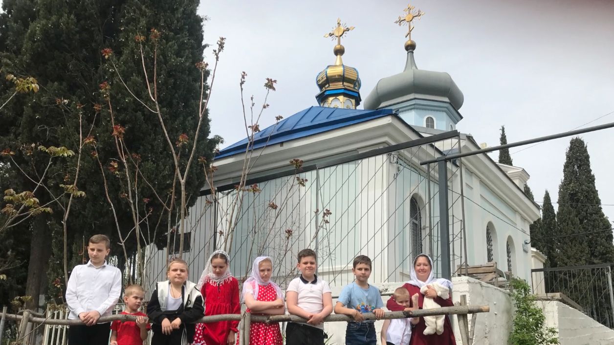 Христос Воскресе  🙏 Воскресная школа храма во имя Святителя Луки в Алуште #пасха #песни #дети