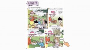 Pearson Excellent 1 Unit 07 Do you like sausages? p 34-35 (dialogue)