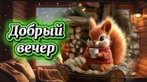 Добрый вечер. Хорошего вечера, тёплого счастья