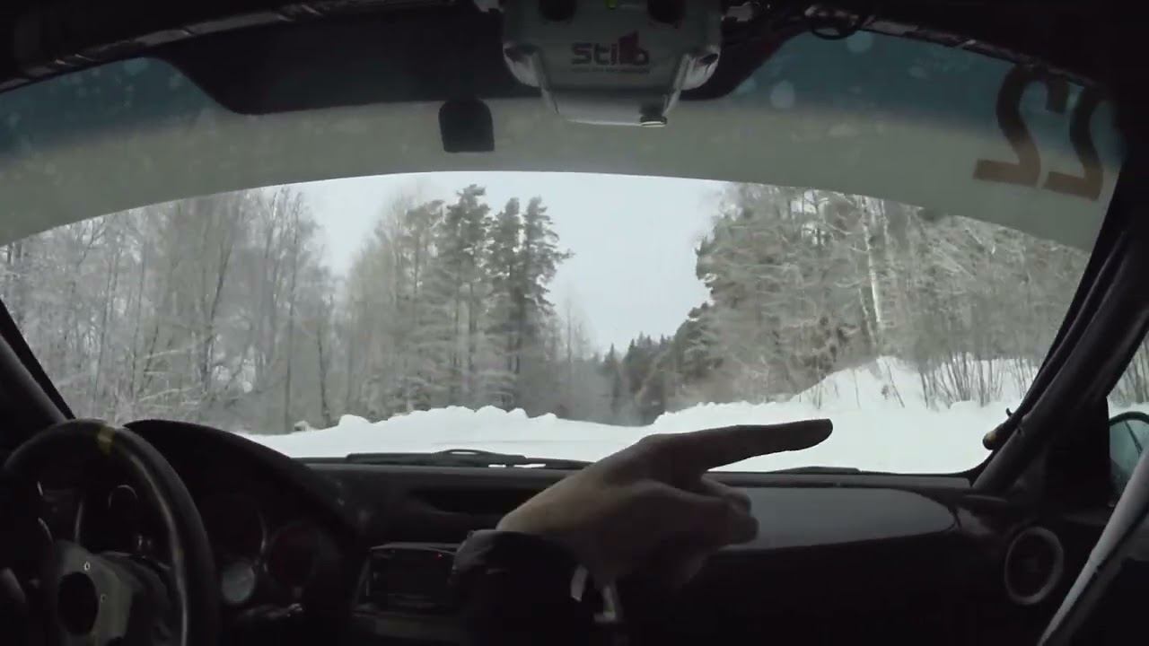 Ралли "Яккима 23". СУ-1 "Лавиярви". Ржавин Алексей - Пюннонен Сергей.