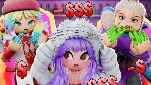 РАЗОРИЛАСЬ НА МАНИКЮРНОМ САЛОНЕ! Roblox Nail Salon Tycoon!