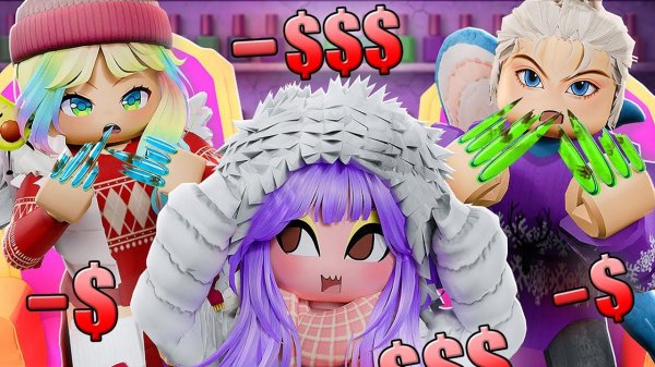 РАЗОРИЛАСЬ НА МАНИКЮРНОМ САЛОНЕ! Roblox Nail Salon Tycoon!