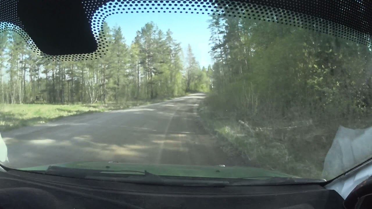 ралли "Пикник 21". Жуковский А.- Пюннонен С. СУ 1 "Горы", сход