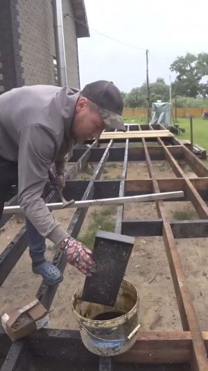 КАК СТРОИЛАСЬ ТЕРРАСА. ОТ ФУНДАМЕНТА ДО ПОСЛЕДНЕЙ ДОСКИ