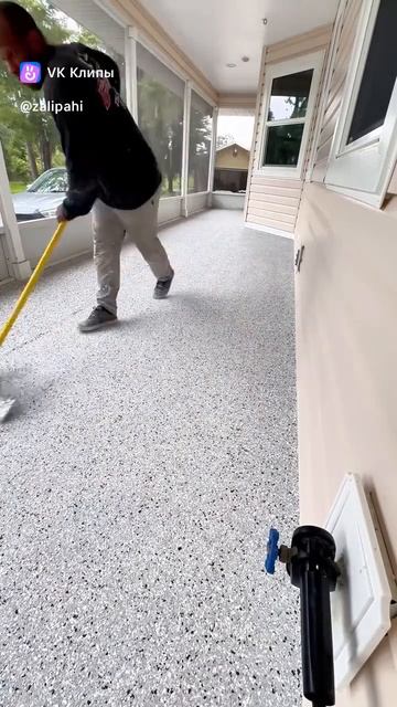 Залевной пол в беседке или терасе