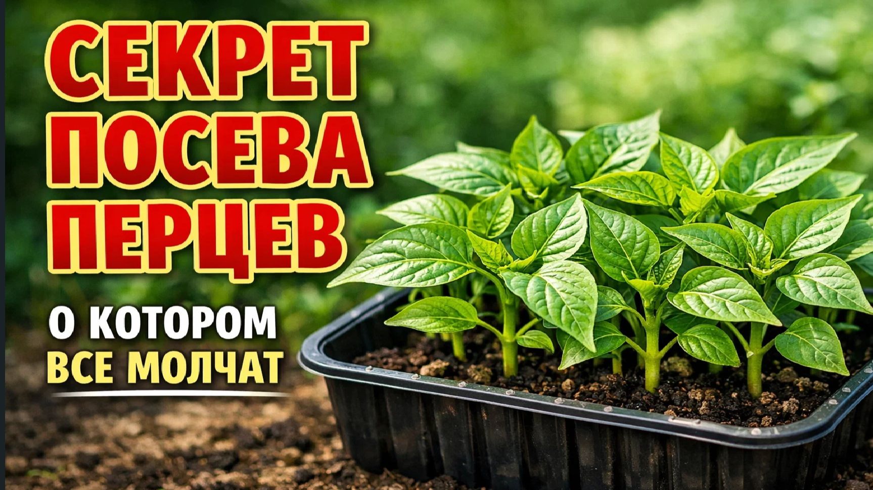 СЕКРЕТ посева ПЕРЦЕВ о котором все молчат! Жалею что раньше об этом не знала! смотреть онлайн