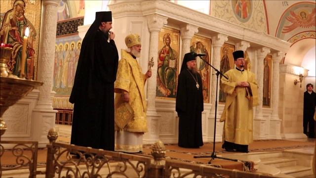 Окончание Божественной литургии 29.01.2026 в Храме Христа Спасителя смотреть онлайн