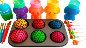 Мультики для детей и малышей. Залипательные игрушки, антистрессики и слаймы. Мультики залипалки