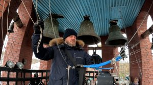 Колокольный звон, Дмитрий Поляков. Колокольня храма Александра Невского (Псков), 9.01.2025