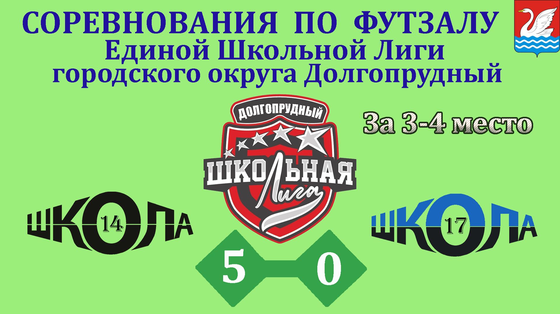 Школа 14  5-0  Школа 17