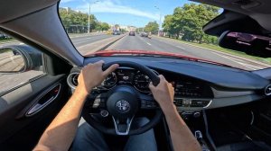 2020 Alfa Romeo Giulia / Альфа Ромео Джулия 2.0T AT 284 л.с. | Тест драйв от первого лица | ВОРОН