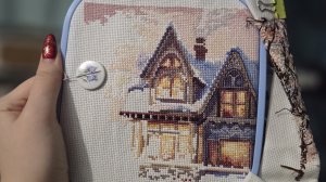 Вышивка января и все процессы