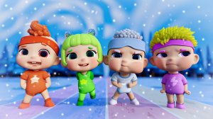 Цветная гонка с Карапузами DB | D Billions Детские Песни