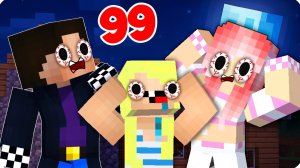 НЕ СПИМ 99 НОЧЕЙ и ВОТ ЧТО СЛУЧИЛОСЬ в МАЙНКРАФТ! НУБИК