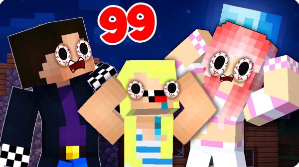 НЕ СПИМ 99 НОЧЕЙ и ВОТ ЧТО СЛУЧИЛОСЬ в МАЙНКРАФТ! НУБИК