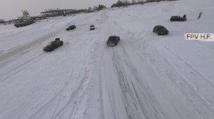 Обстановка между этапами ралли ICE BURN.