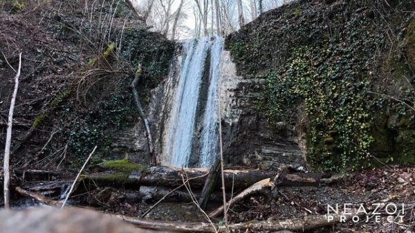 Relaxing Waterfall 2 Hours \ Релакс-видео Зимний водопад в Прасковеевке
