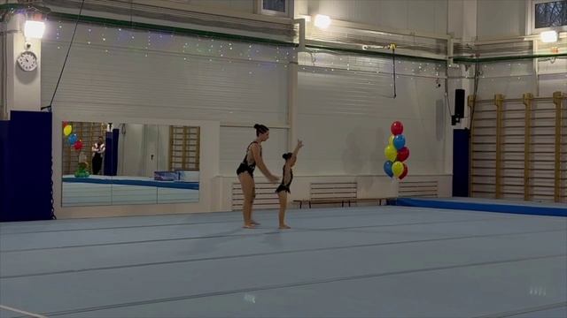 ЖП 1 юношеский разряд, Свинцова Ксения - Черевань Русалина, КРСДМОО, Комбинированное упражнение