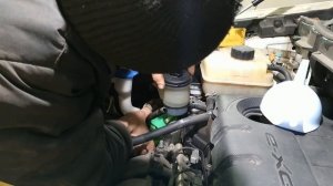 Замена жидкости ГУР ,нью Актион