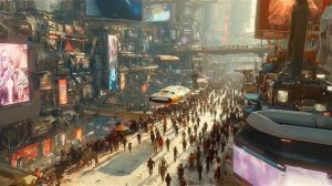 Киберпанковый город Этельбург - город будущего 2099