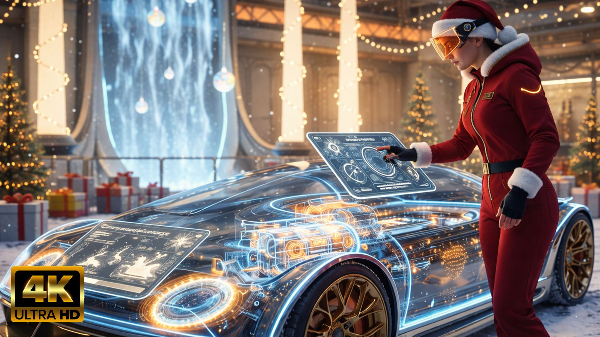 Серебряные горизонты и неоновые реки | Научно-фантастический джаз «Город будущего» (4K) ✨