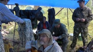 Токинско  - Становой нац . парк Экспедиция пережидает дождь