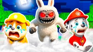 ЛАБУБУ КРАДЁТ МОИ СОКРОВИЩА ЩЕНЯЧИЙ ПАТРУЛЬ УБЕГАЮТ в МАЙНКРАФТ