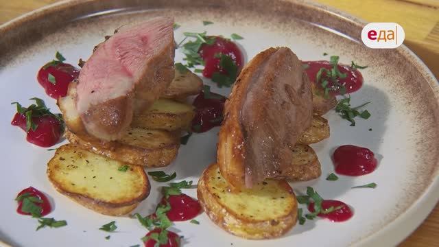 Утка с можжевельником и рыба под брусничным соусом | Мир под соусом /6