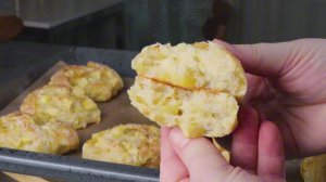 Нежнейшие творожные булочки с яблоками