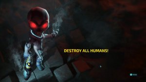Сражение с Фигурой в Destroy All Humans!