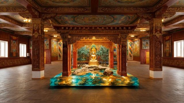 Чистая земля будды Амитабхи Санагинский дацан