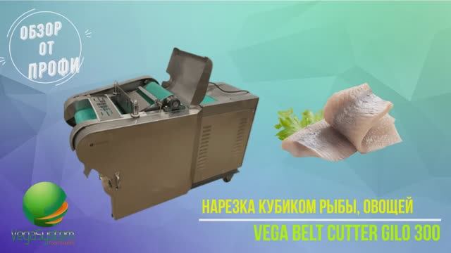 Машина Vega Gilo 300 нарезка кубиками филе сельди | Обзор от профи смотреть онлайн