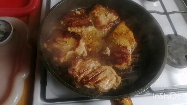 Жарю отбивные их свинины смотреть онлайн