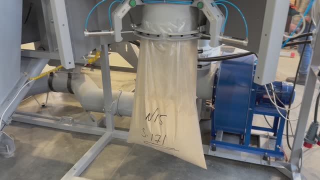 Сепарация не сортовой древесной муки