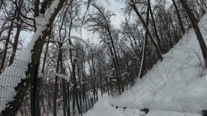 По морозцу