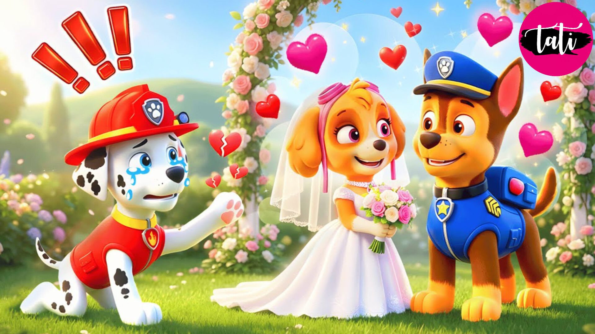 Щенячий патруль и Маршалл. Залипательное видео. Мультфильм для детей и малышей. Анимация 166 смотреть онлайн