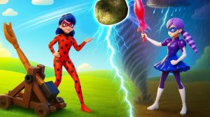 БАРБИ СТАЛА ЗЛОДЕЙКОЙ на КОНКУРСЕ ПОГОДЫ! ⛈️😱 | Леди Баг и Супер Кот спасают новости! 🌟