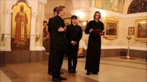 Хор Троице-Сергиевой Лавры на Божественной литургии  29.01.2026 в Храме Христа Спасителя - 2