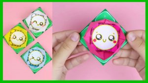 ❤ПОДАРОК НА 8 МАРТА ЦВЕТОК КОРОБОЧКА ЛОТОС из бумаги своими руками❤Что подарить маме