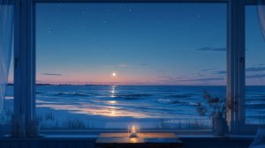 Музыка для снятия напряжения | Вечер у океана за окном | Chill & Relax
