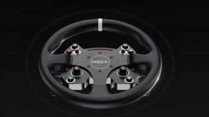 MOZA Racing CS V2P руль для симрейсинга (кожа), 330 мм, черный