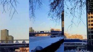 Москва сити, зима февраля 2026 год.