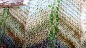 Отчёт3 в СП"Вязальный Переполох А скоро Весна!" с Е.Велиной.Палантин "Миссони".Видео В.Волкова